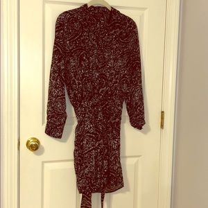 Lucky Brand Tie Front Slip Dress EUC